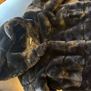 Apparis Kids Plush Black Puffer Coat